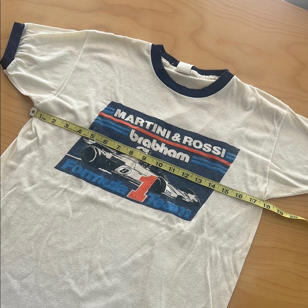 Vintage Formula 1 racing tee shirt - Martini &Rossi